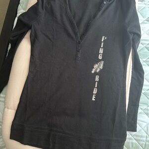 F’ing Ride Long Sleeve Henley Shirt